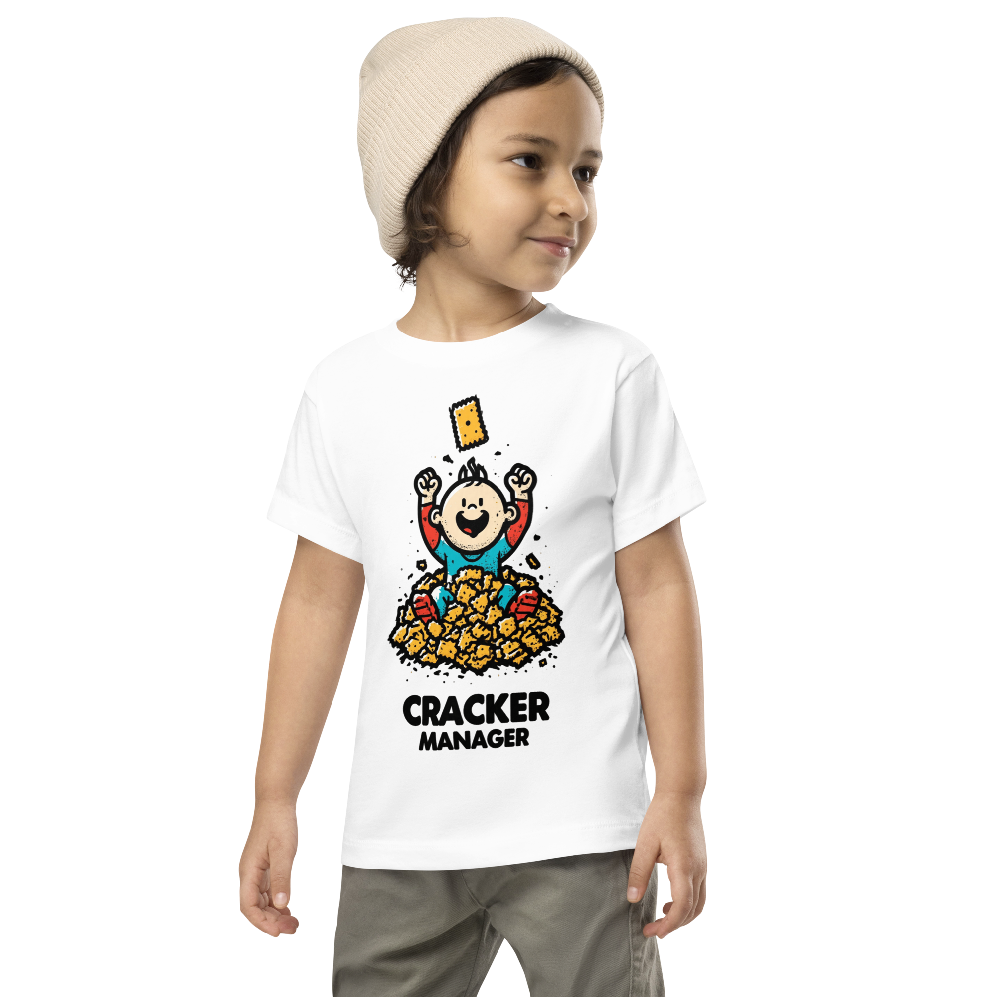 Toddler Short Sleeve - CRACKER MANAGER Tee - Image 2