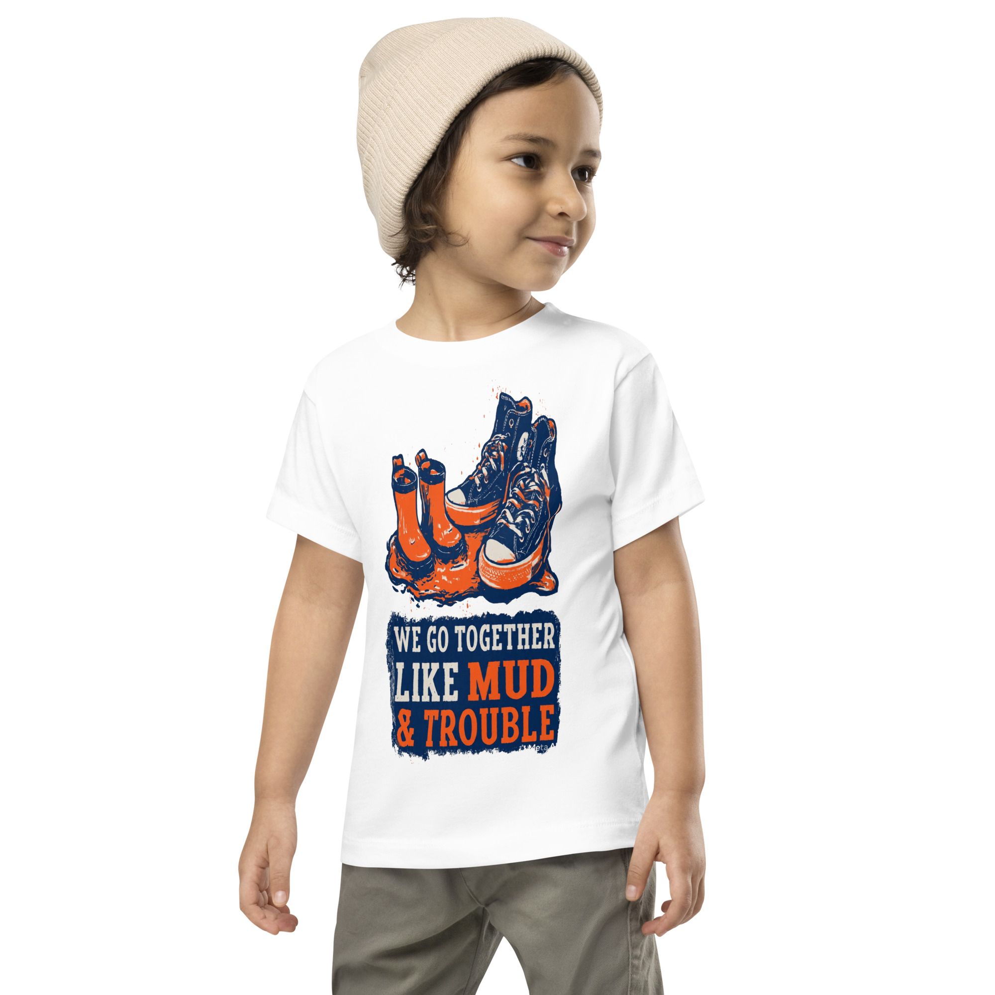 Toddler Short Sleeve - together like mud and trouble Tee - Image 3