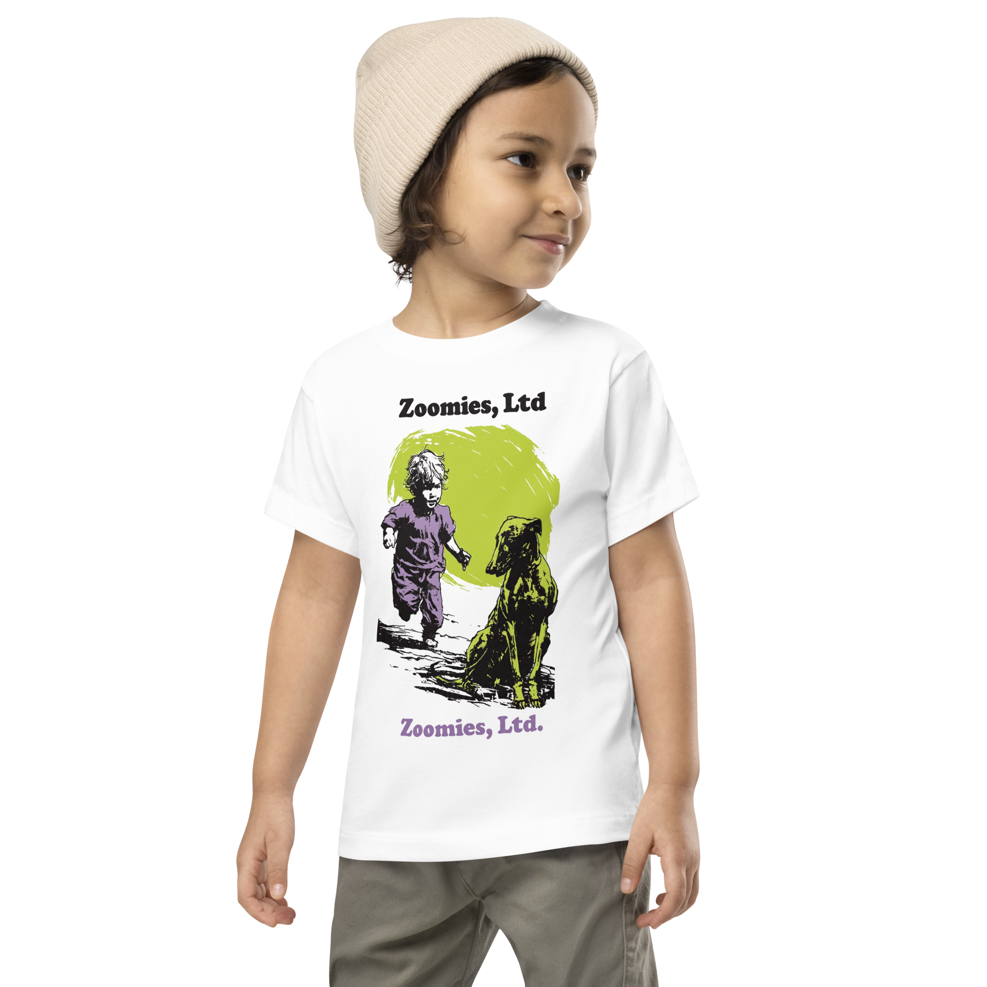 Toddler Short Sleeve - zoomies ltd Tee - Image 3