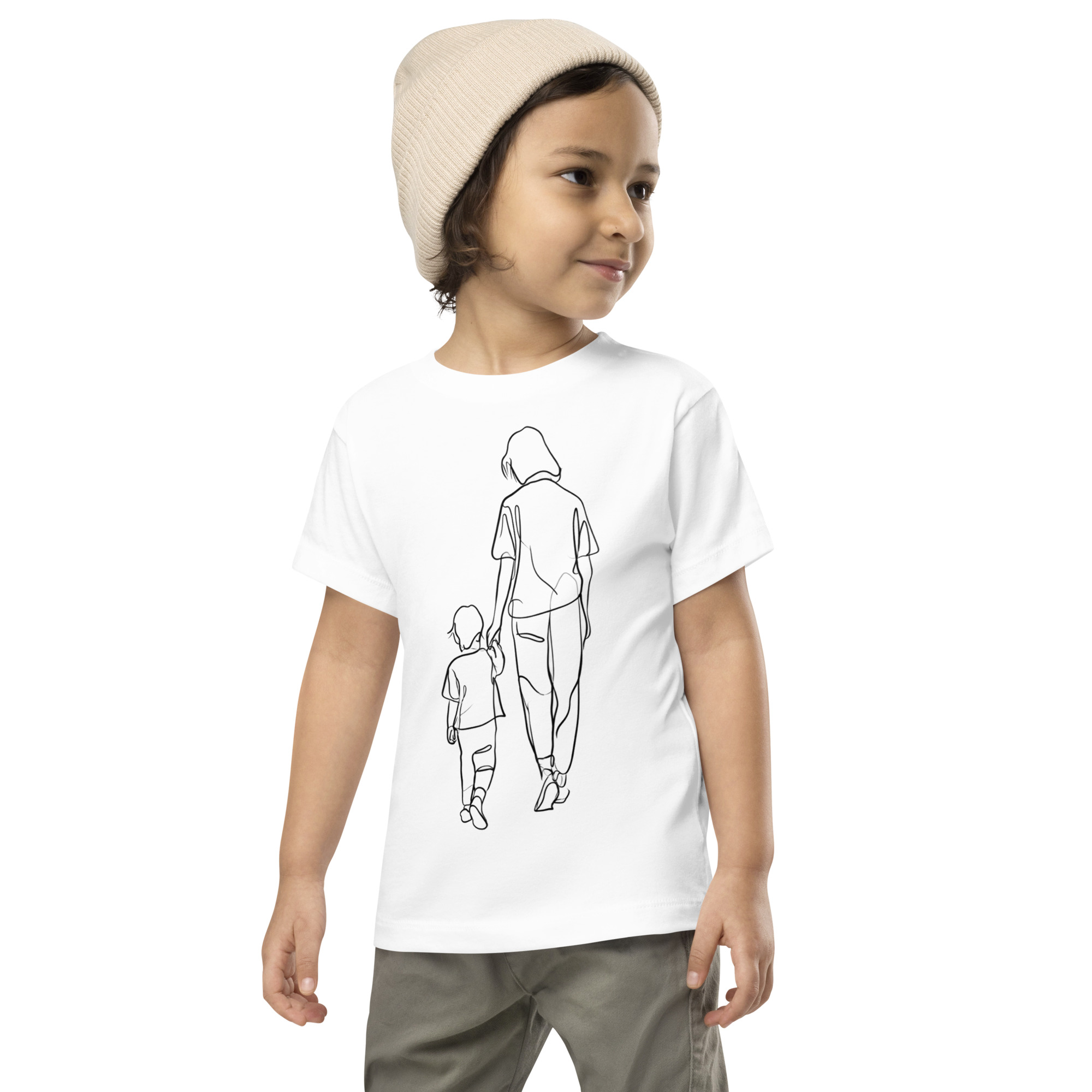 Toddler Short Sleeve - "Hand in Hand" Tee - Image 4