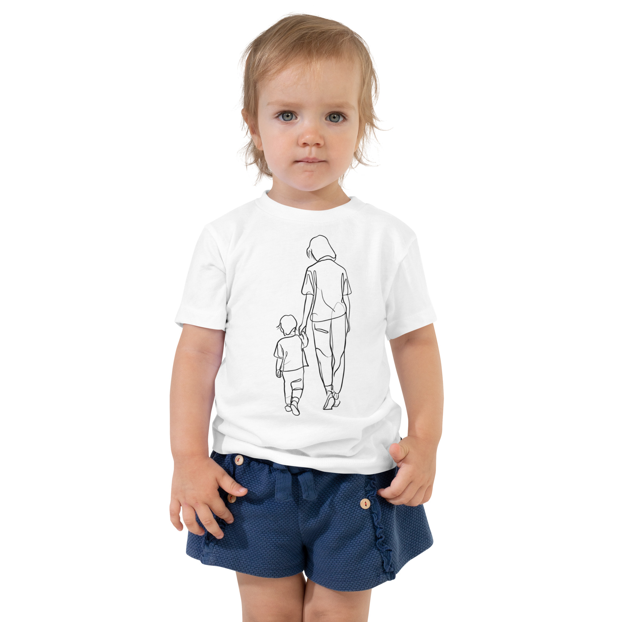 Toddler Short Sleeve - "Hand in Hand" Tee - Image 2