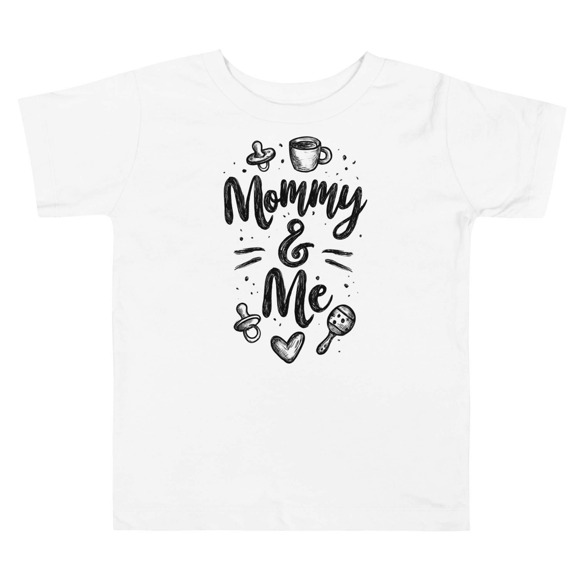Toddler Short Sleeve - "Doodle Duo" Tee