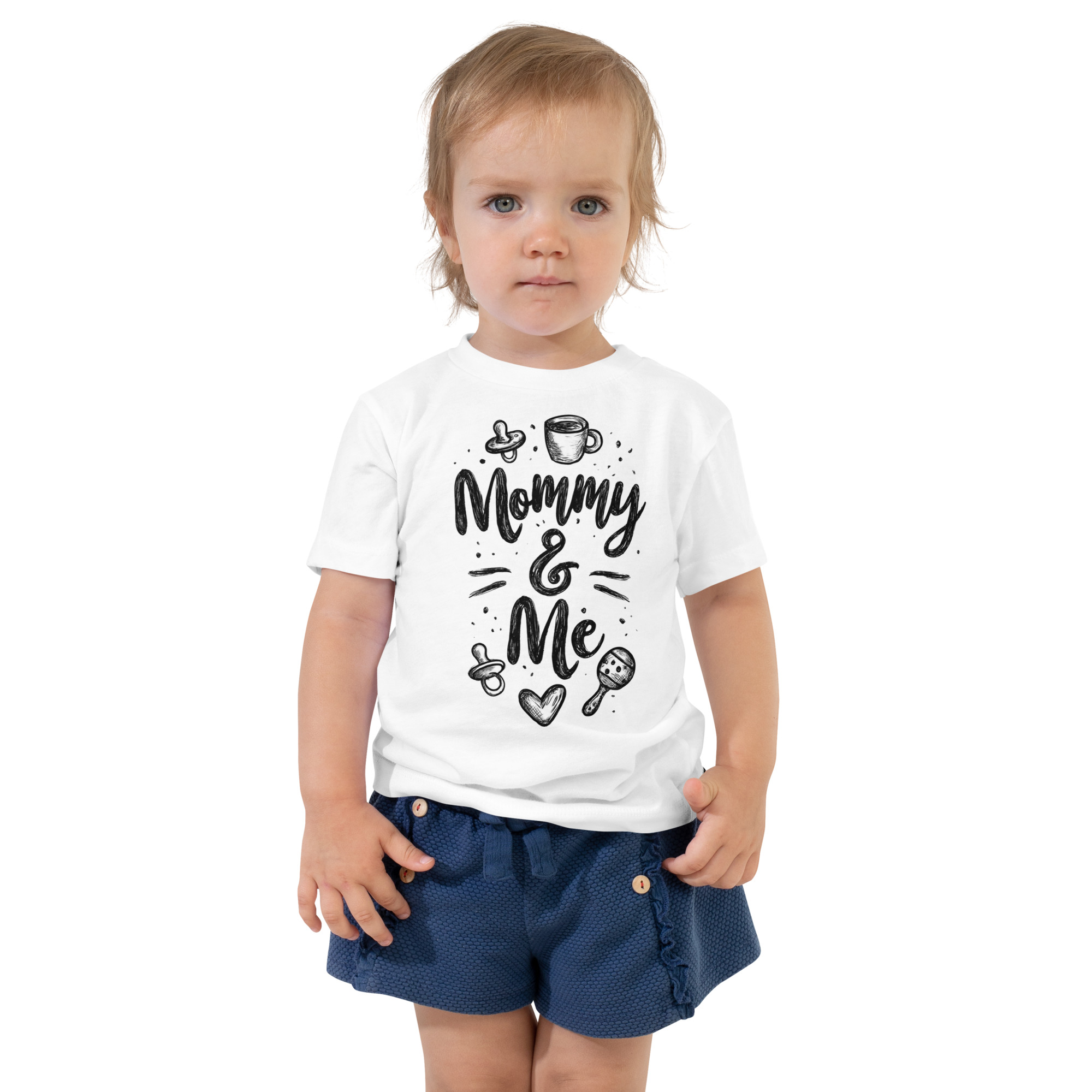Toddler Short Sleeve - "Doodle Duo" Tee - Image 4