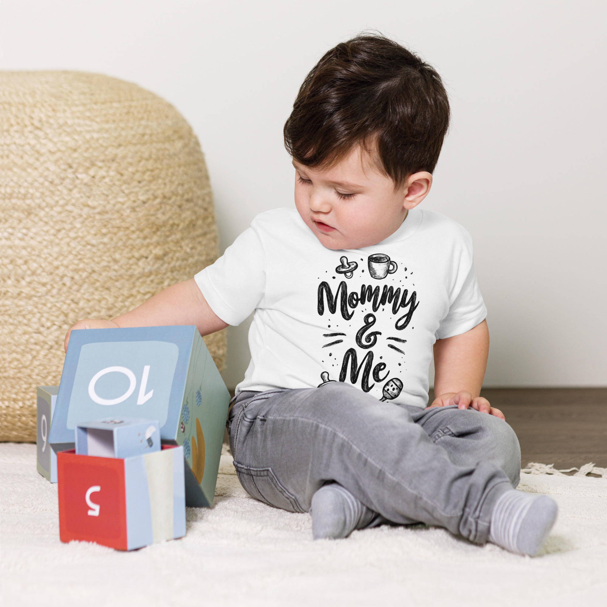 Toddler Short Sleeve - "Doodle Duo" Tee - Image 5