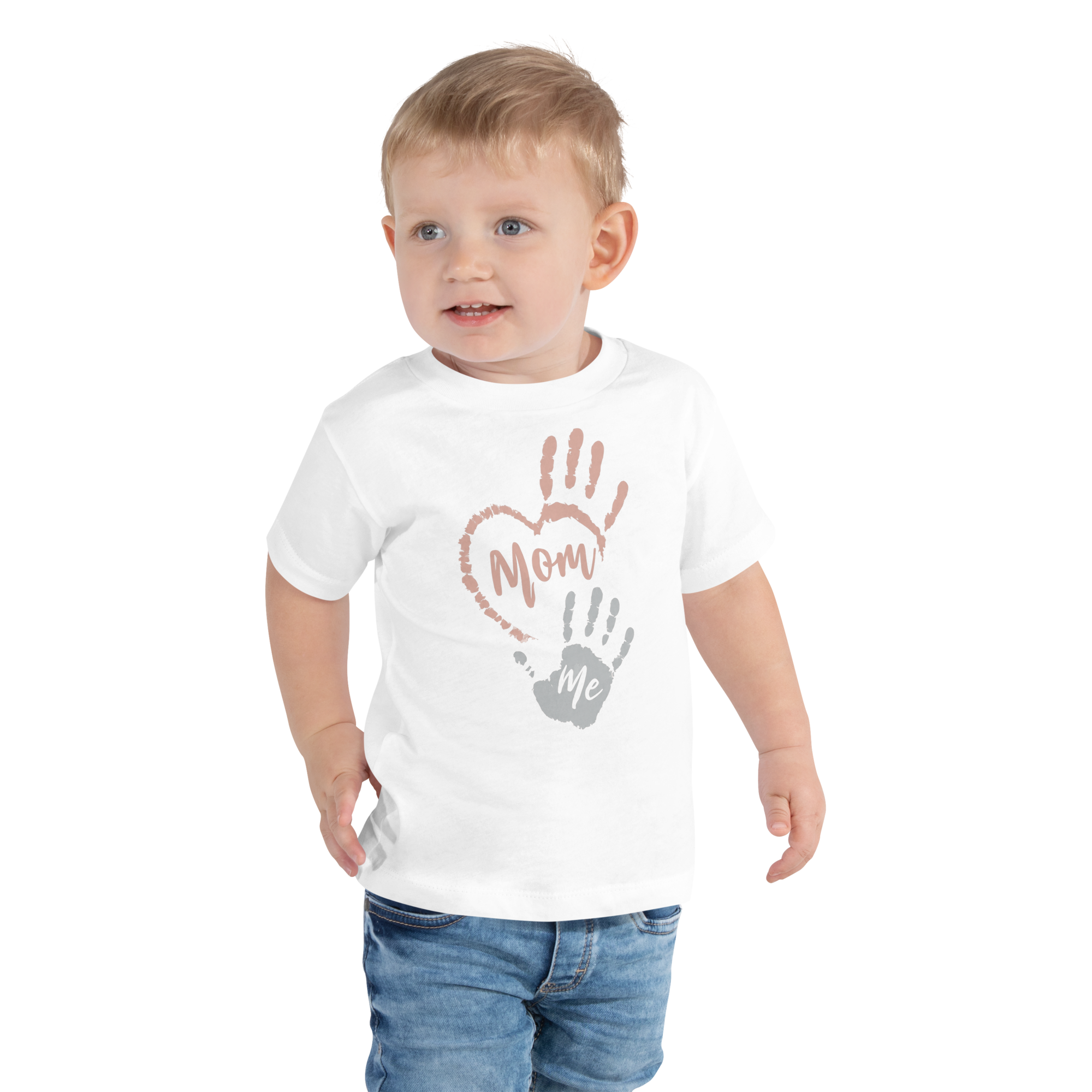 Toddler Short Sleeve - "Handprint Heart" Tee - Image 2