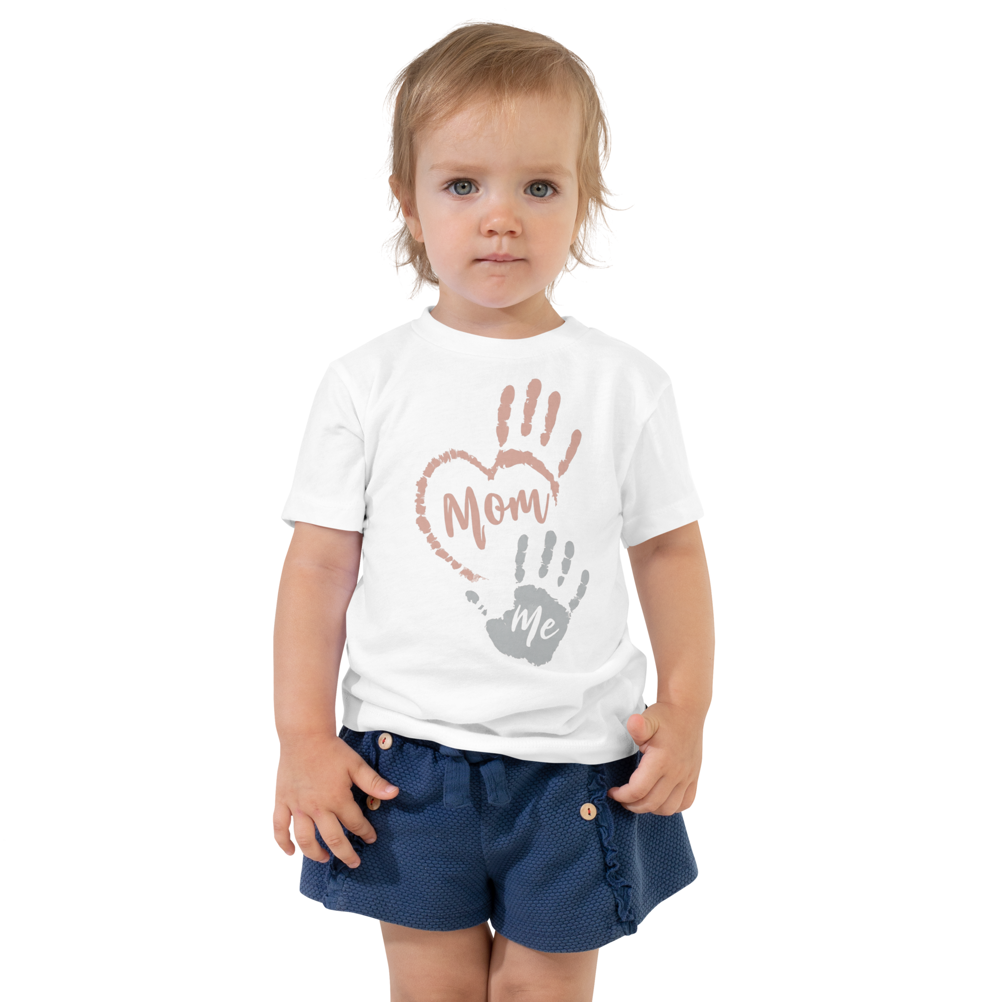 Toddler Short Sleeve - "Handprint Heart" Tee - Image 4