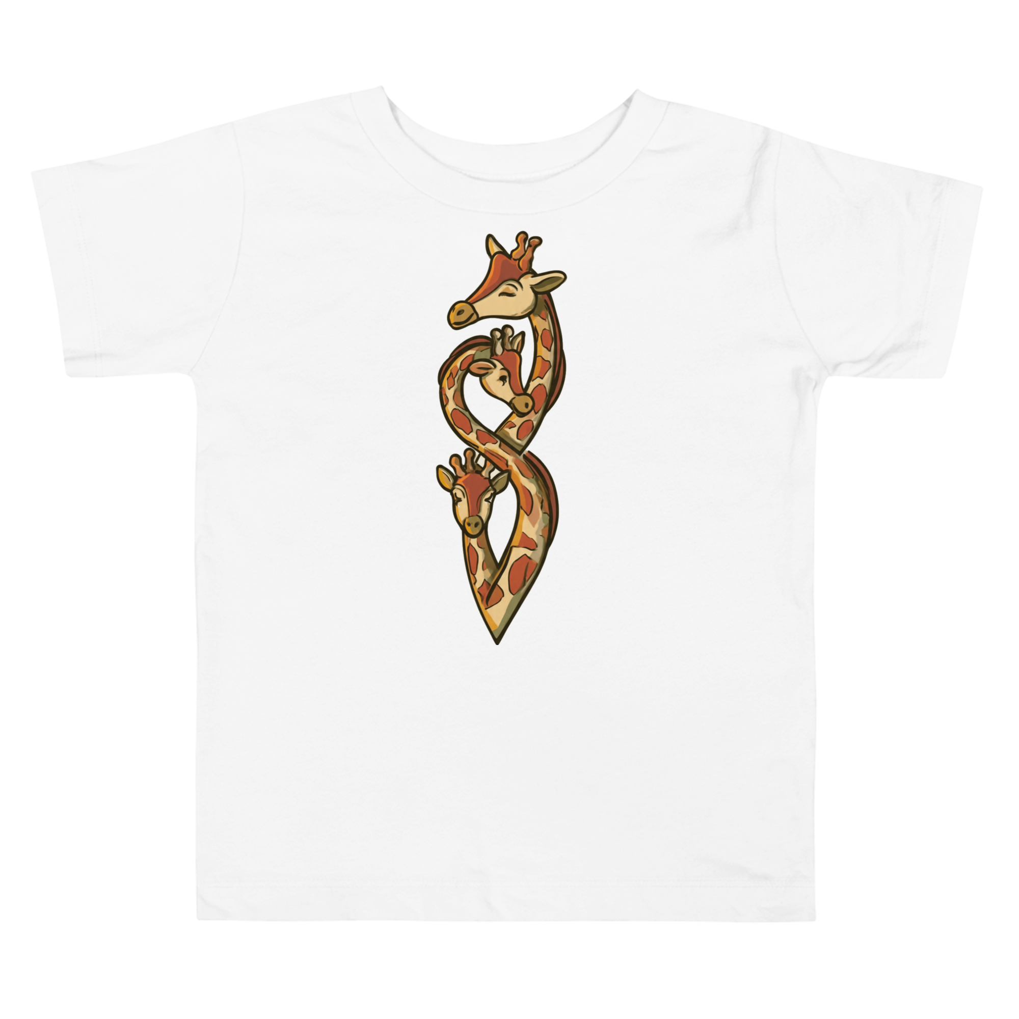 Toddler Short Sleeve - "Giraffe Hug" Tee