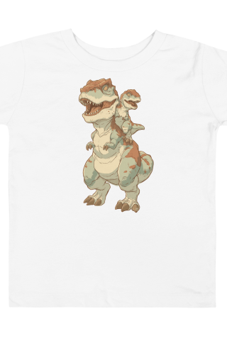 Toddler Short Sleeve - "T‑Rex Tandem" Tee