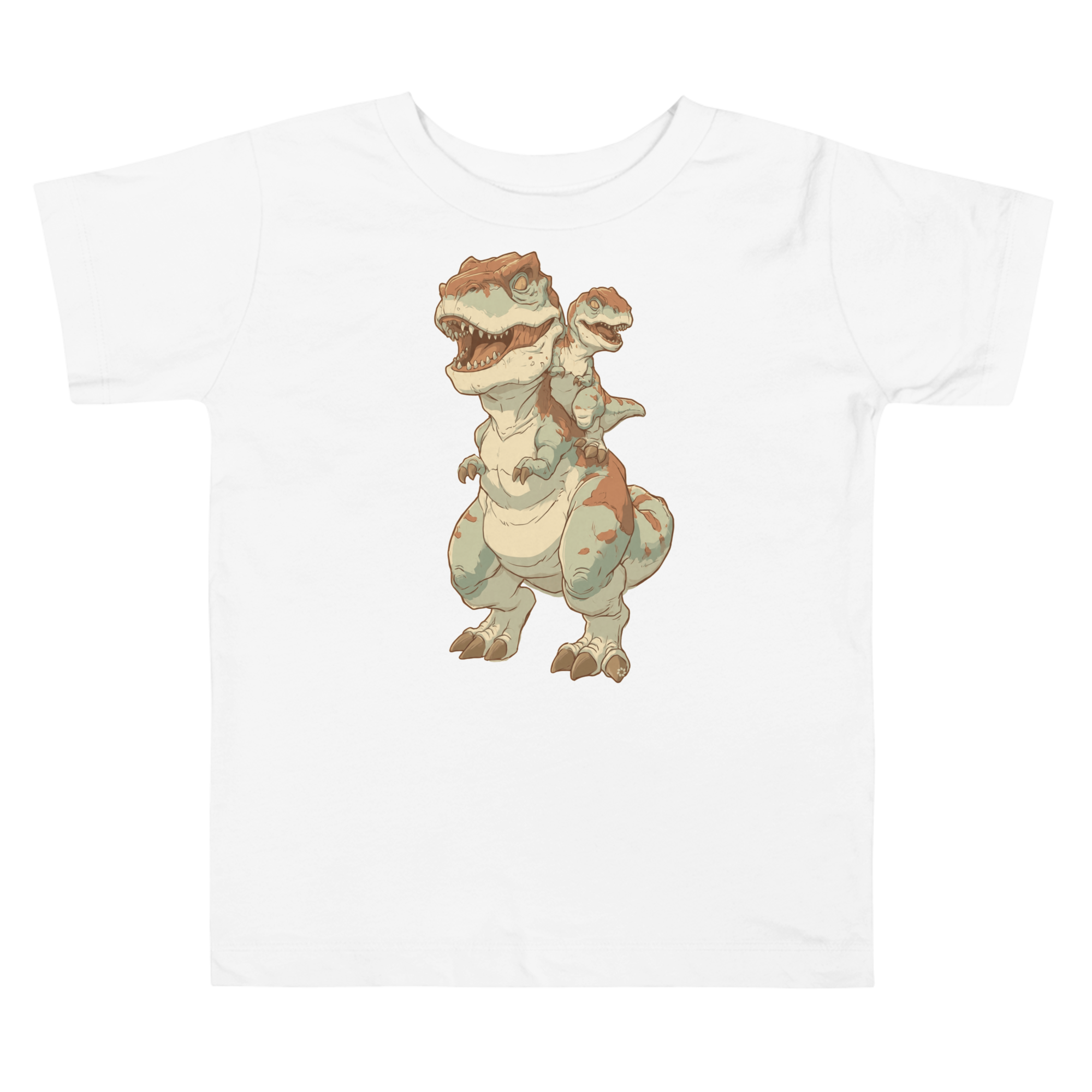 Toddler Short Sleeve - "T‑Rex Tandem" Tee