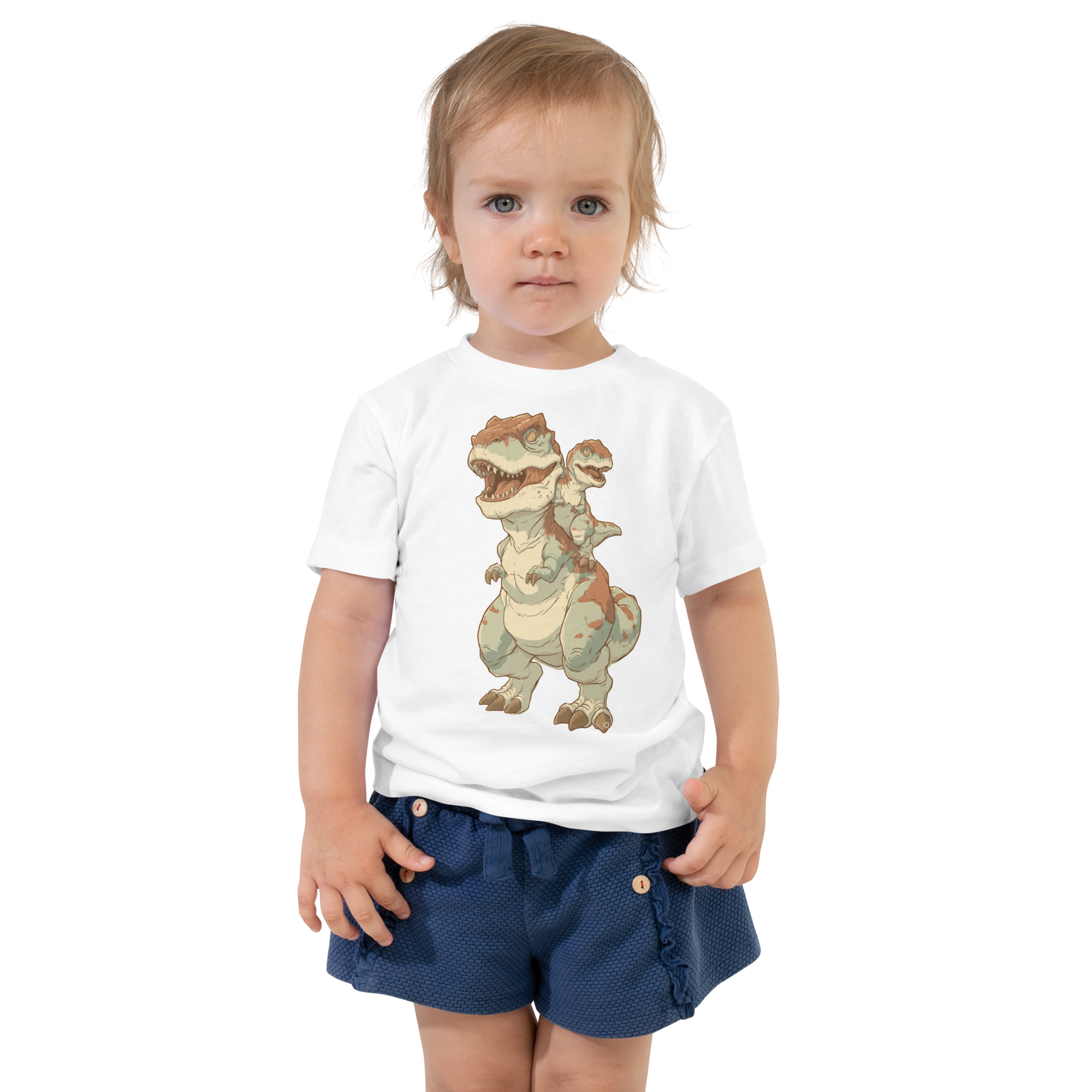 Toddler Short Sleeve - "T‑Rex Tandem" Tee - Image 4