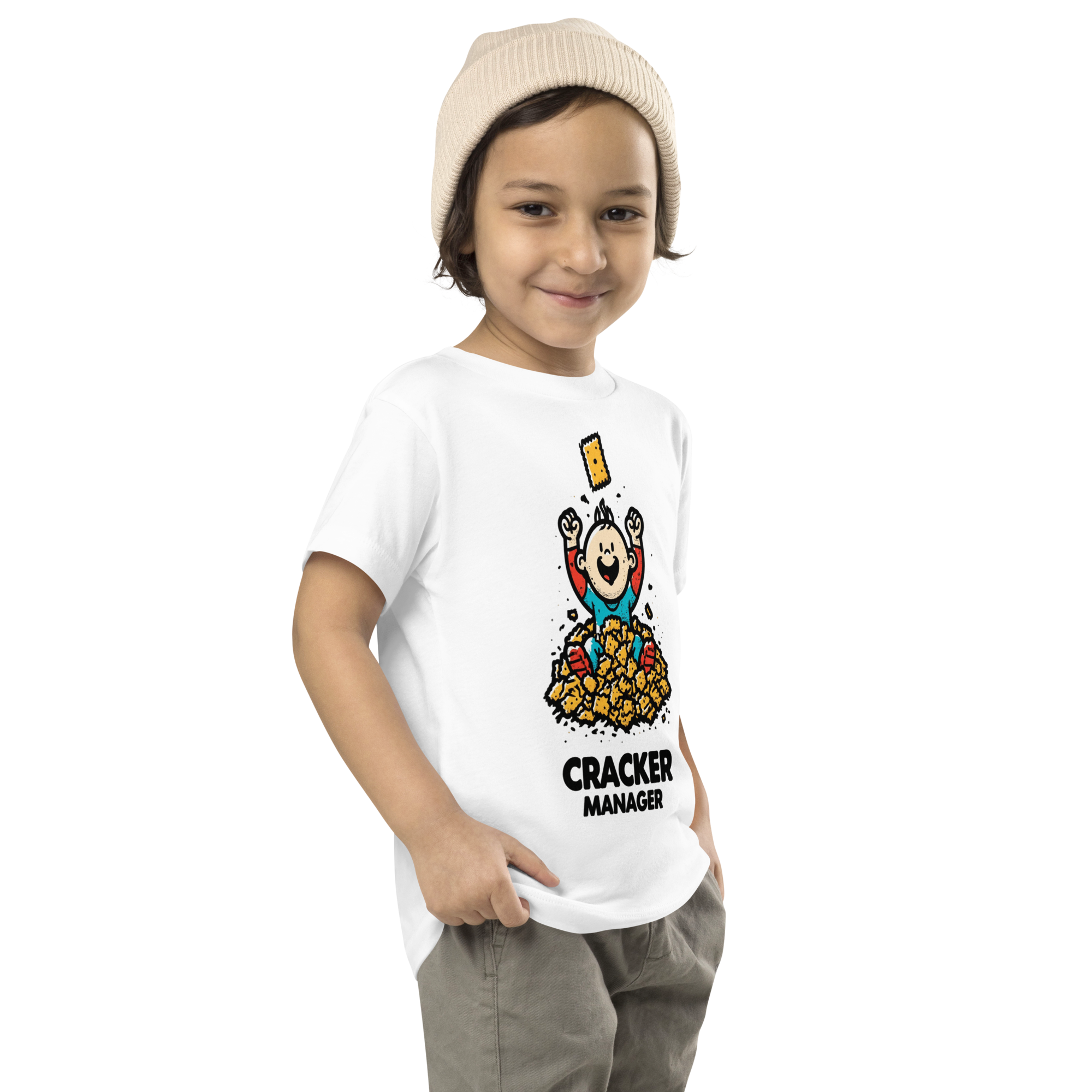Toddler Short Sleeve - CRACKER MANAGER Tee - Image 3