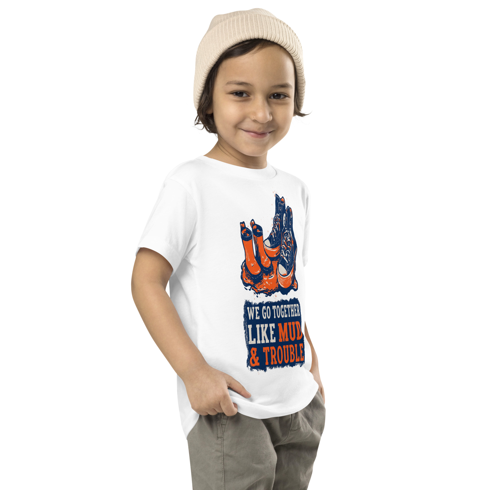 Toddler Short Sleeve - together like mud and trouble Tee - Image 2