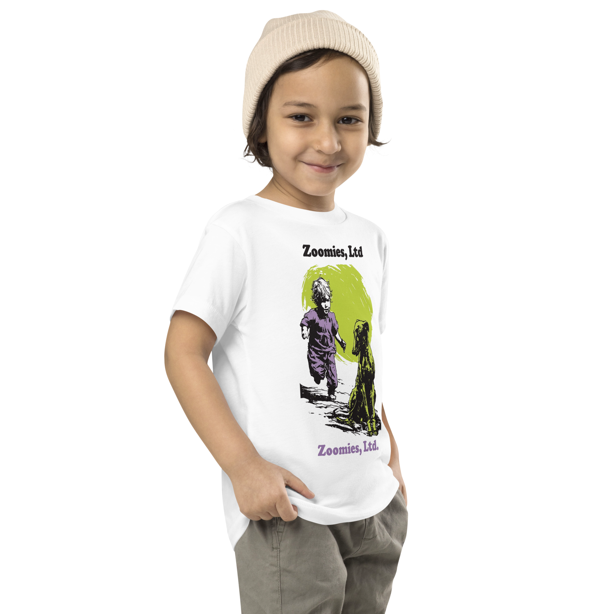 Toddler Short Sleeve - zoomies ltd Tee - Image 2