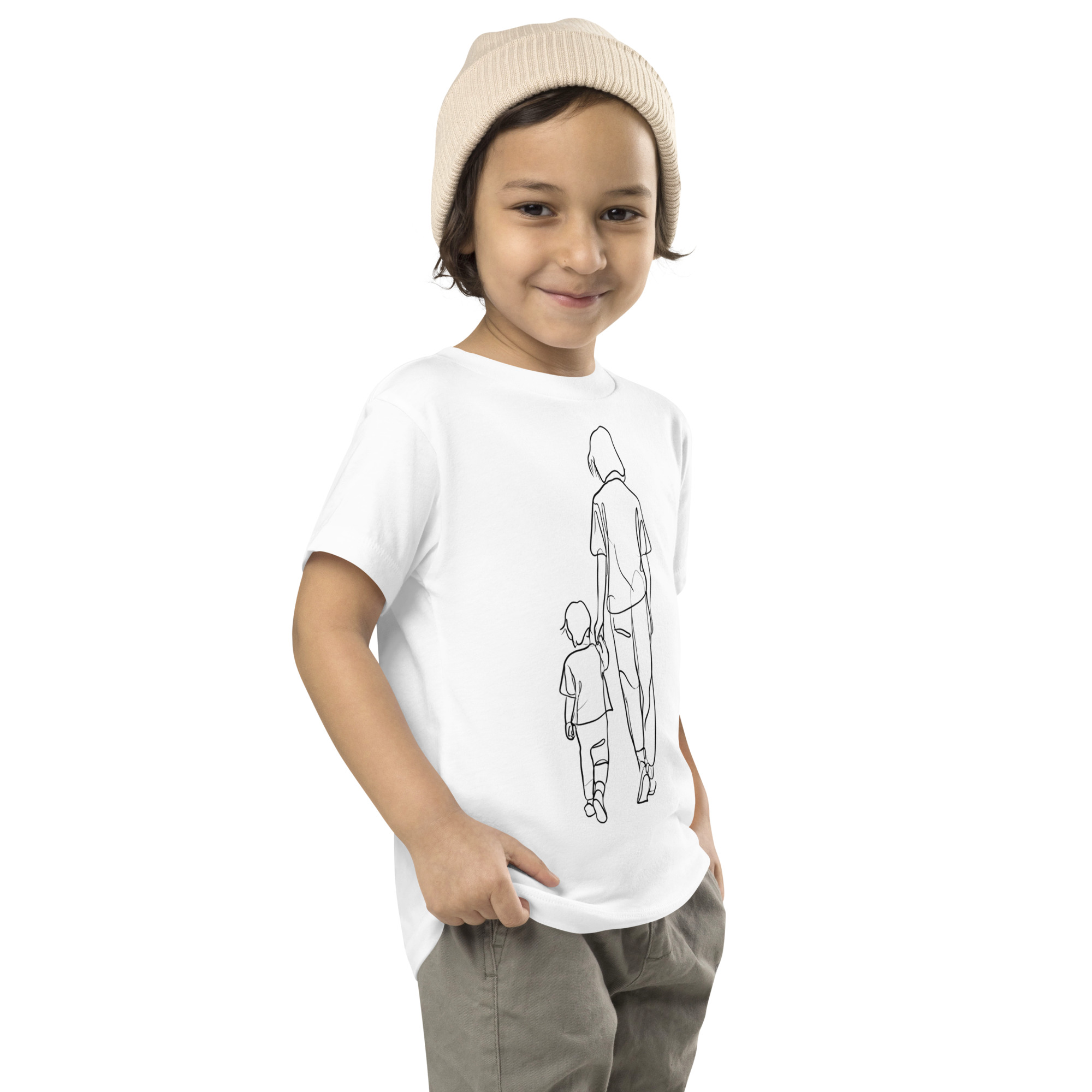 Toddler Short Sleeve - "Hand in Hand" Tee - Image 3