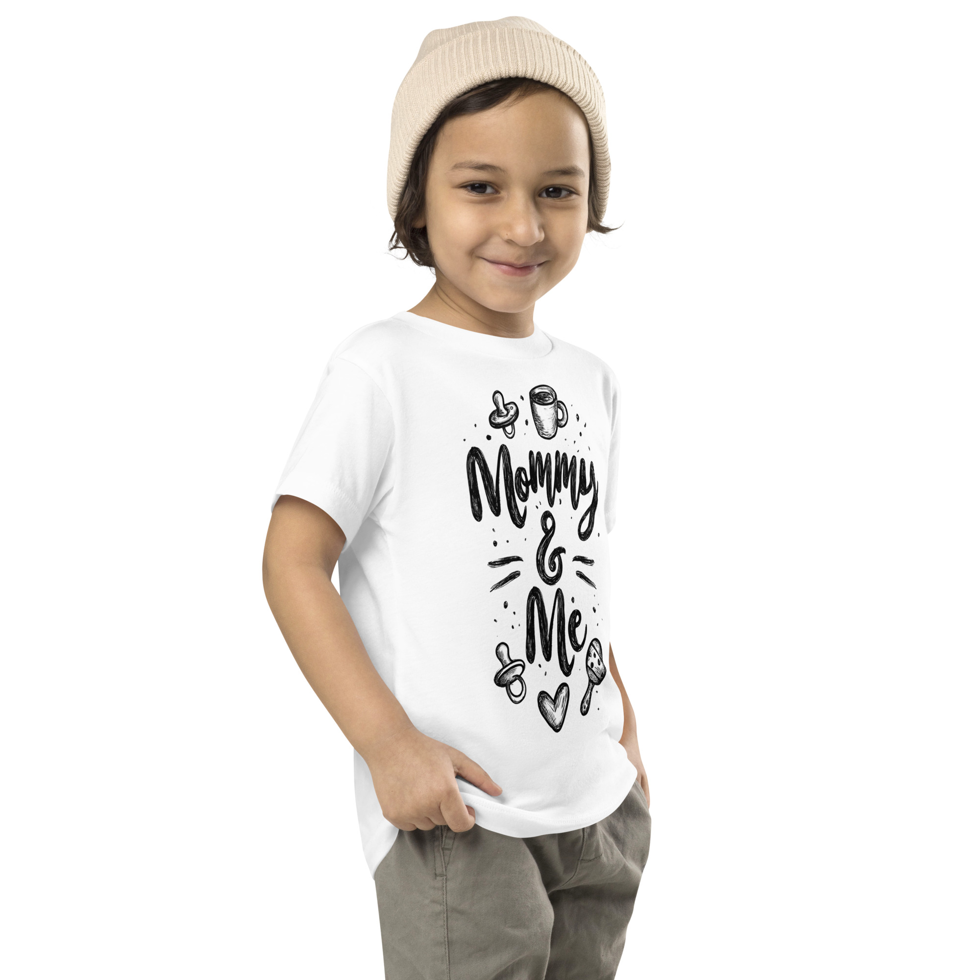 Toddler Short Sleeve - "Doodle Duo" Tee - Image 3