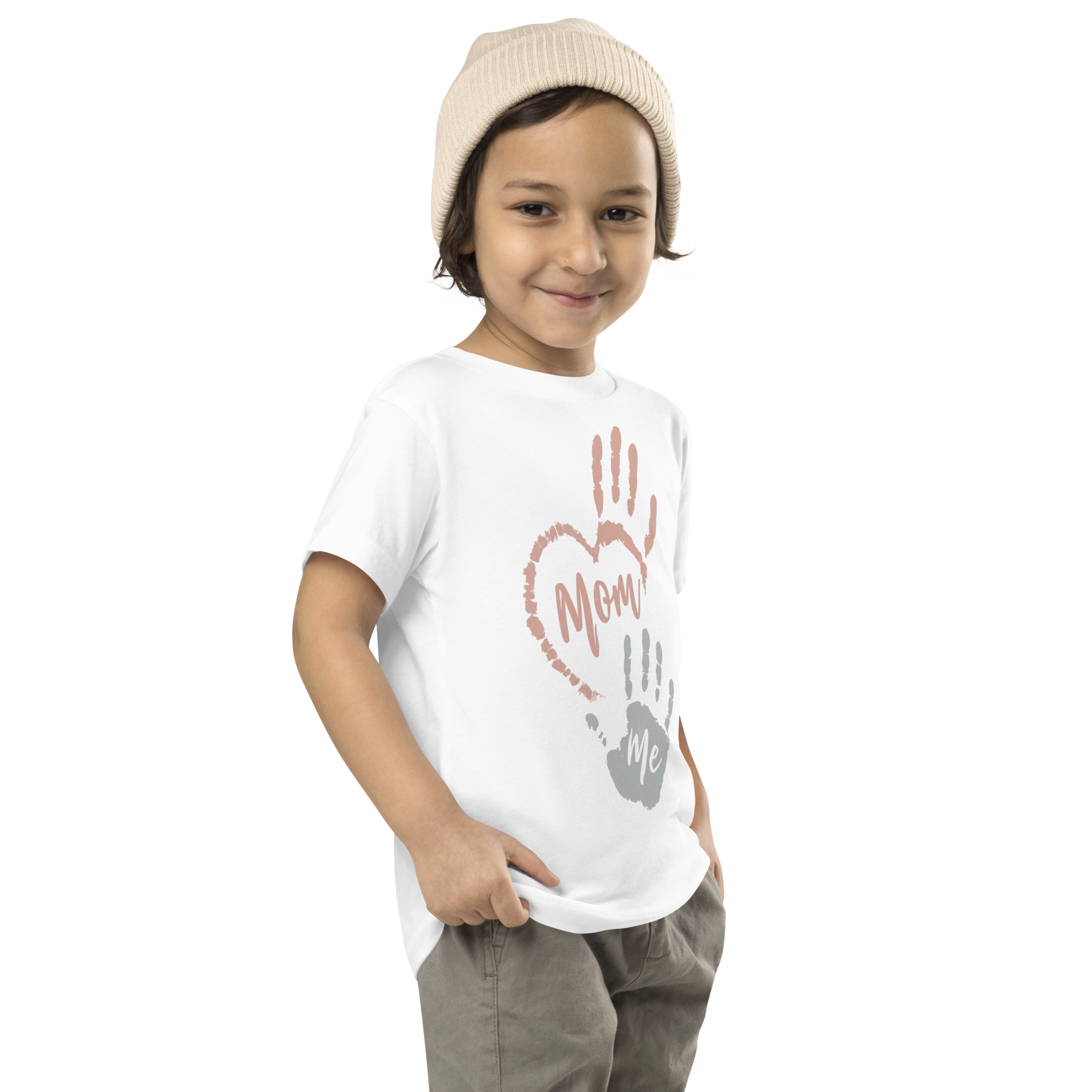 Toddler Short Sleeve - "Handprint Heart" Tee - Image 3