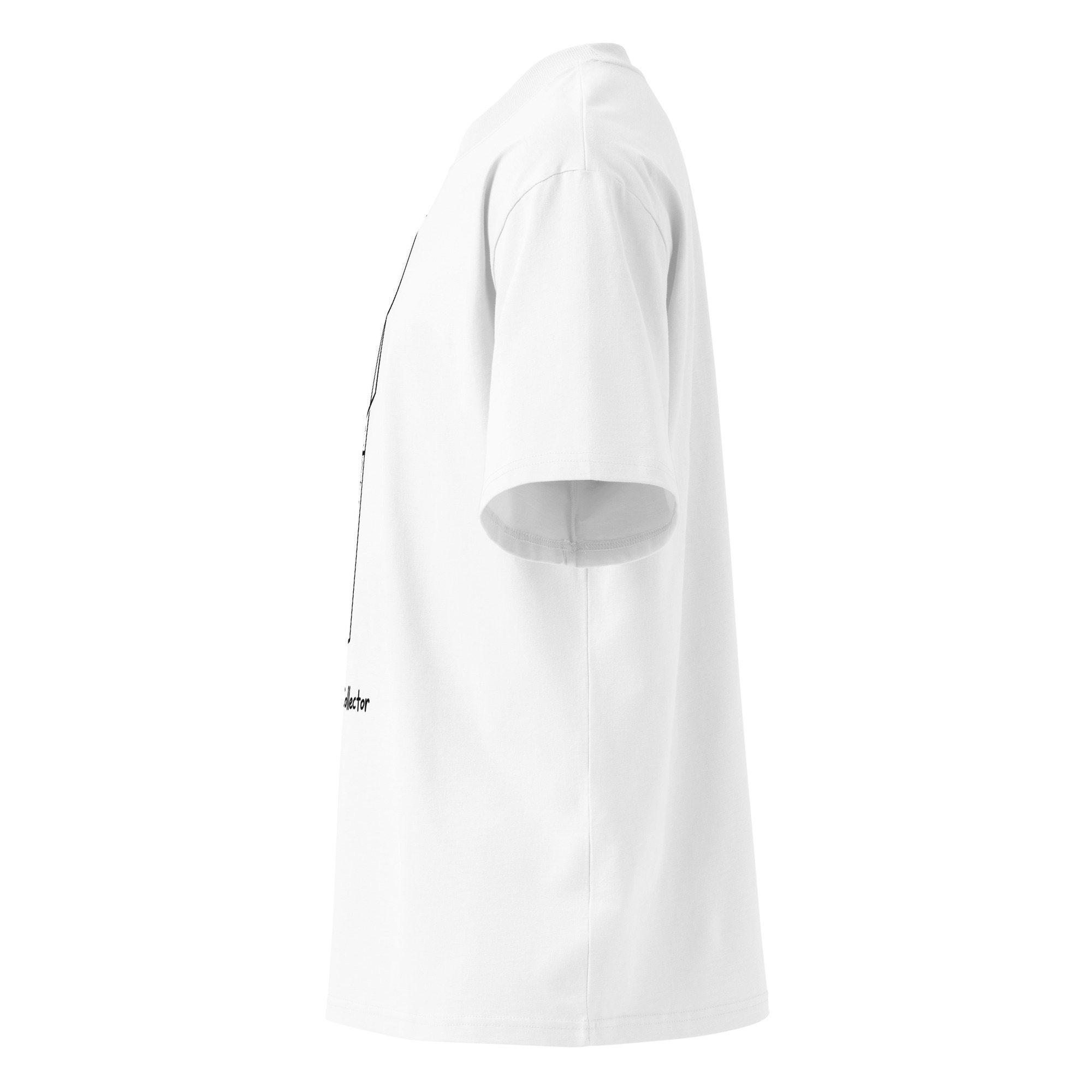 Unisex organic oversized high neck - "dad tax collector" t-shirt - Image 2