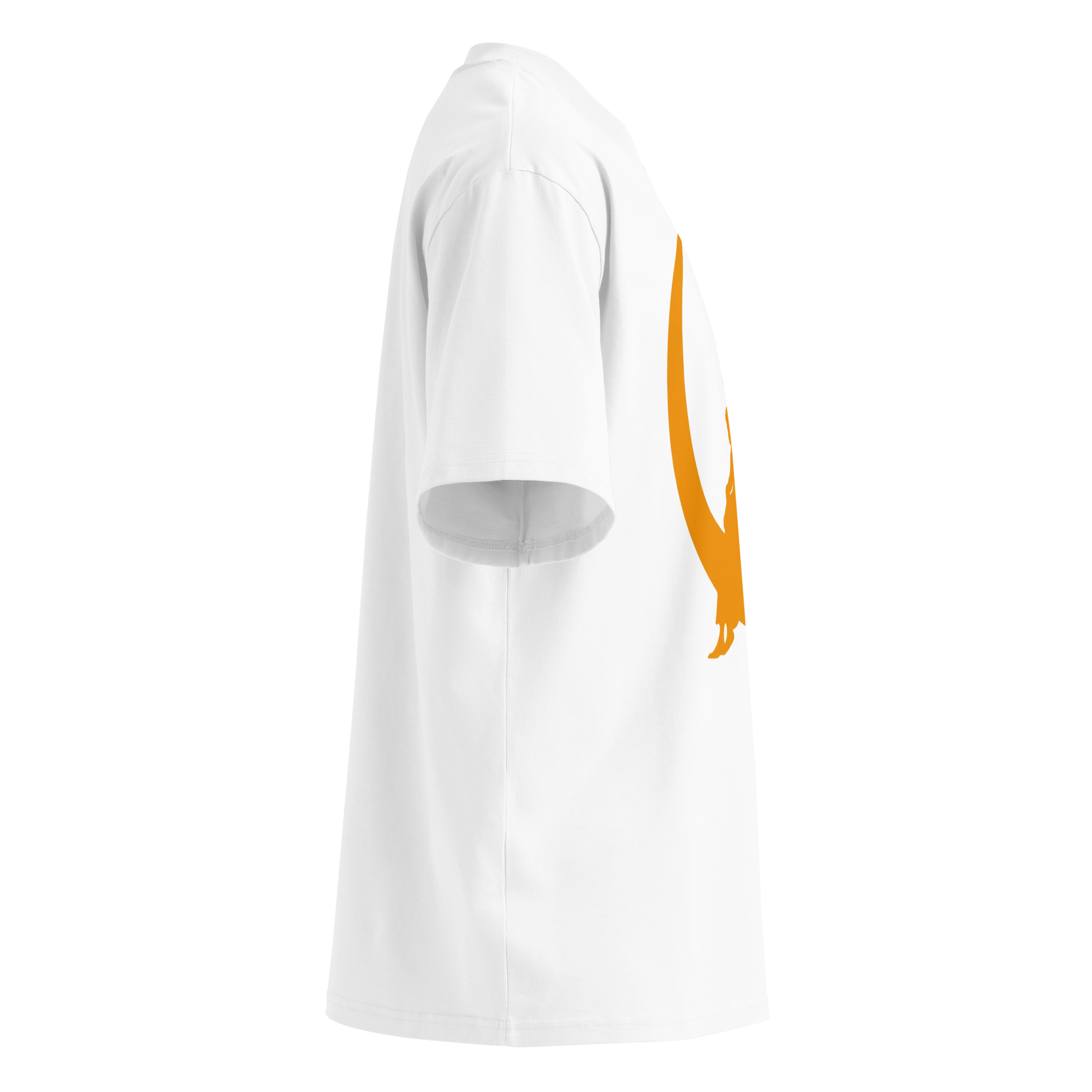 Unisex organic oversized high neck - "Moon Cradle" t-shirt - Image 3