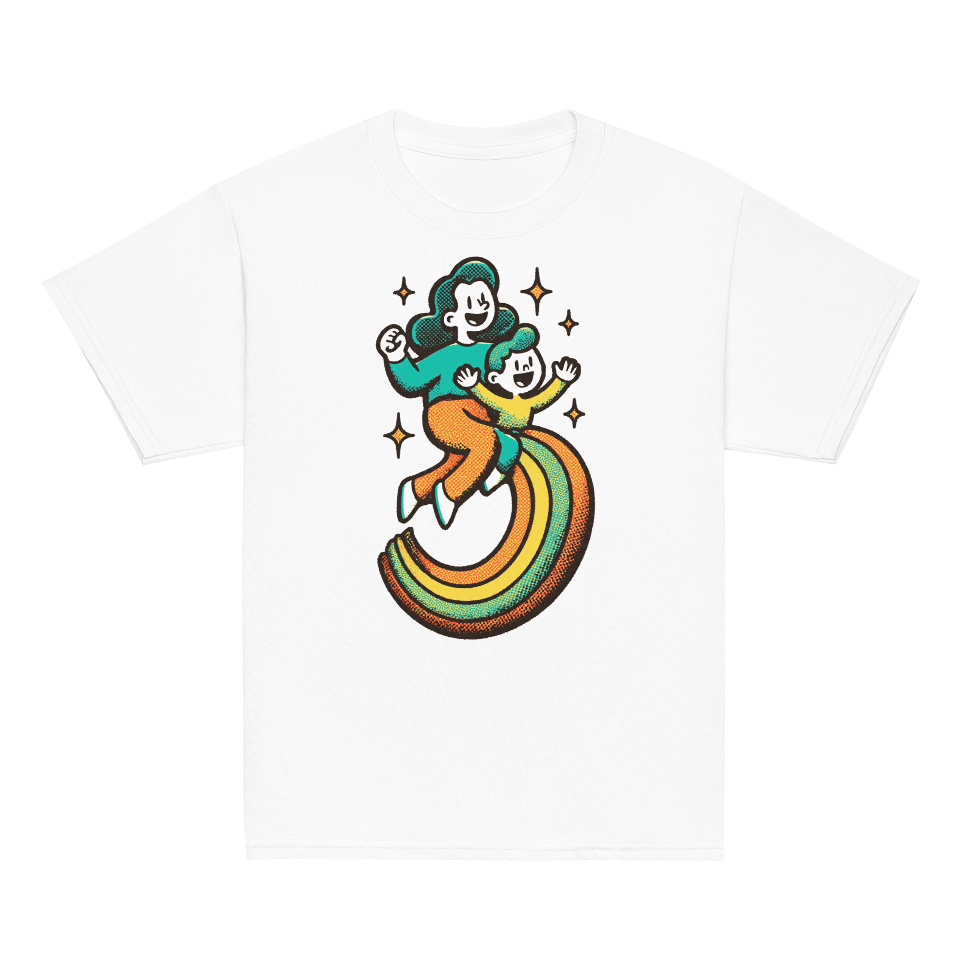 Youth classic - "Rainbow Riders" tee