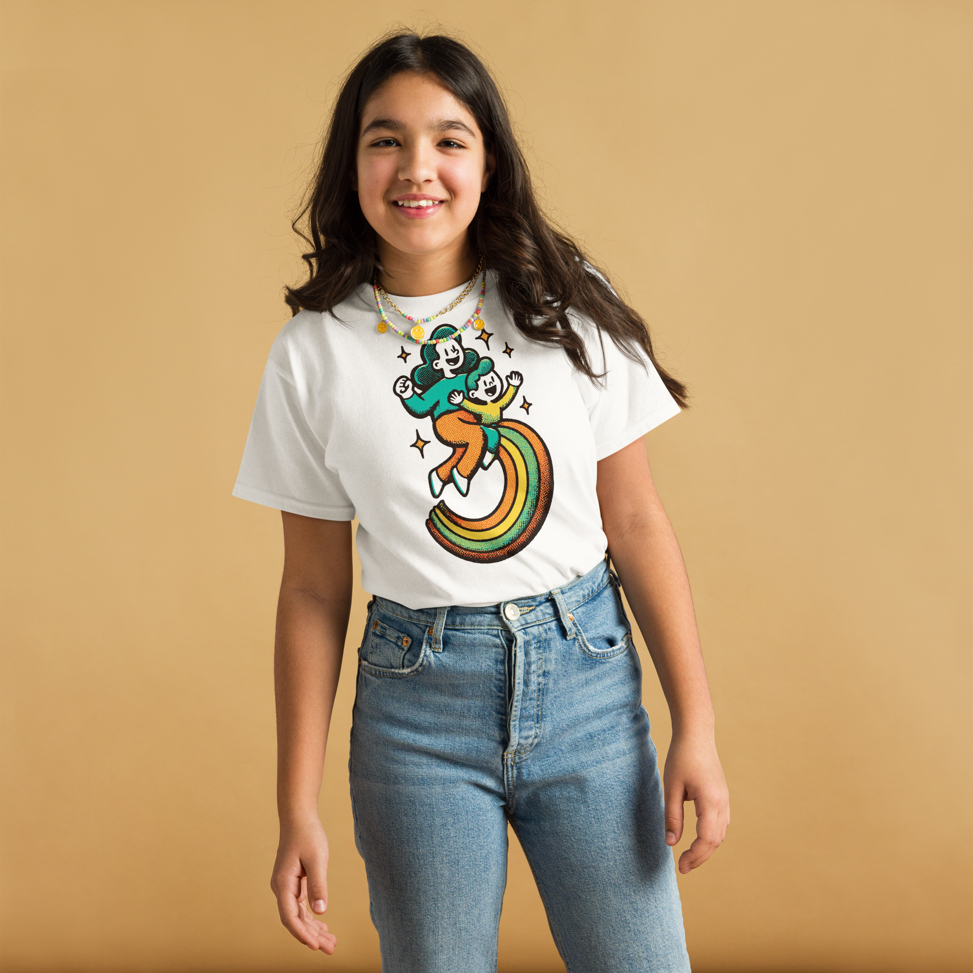 Youth classic - "Rainbow Riders" tee - Image 5