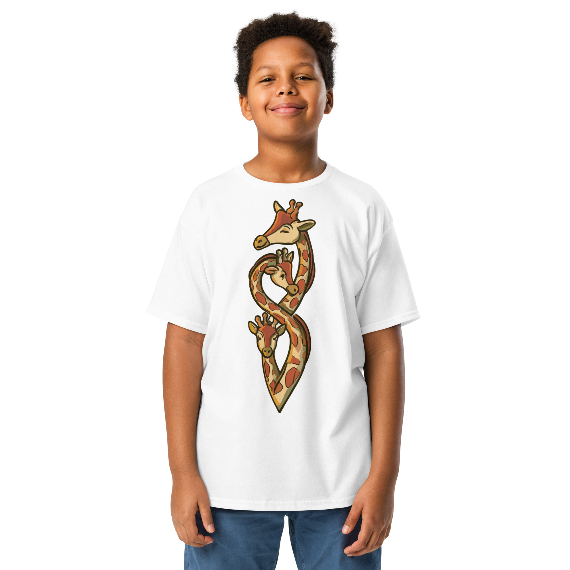 Youth classic - "Giraffe Hug" tee - Image 2