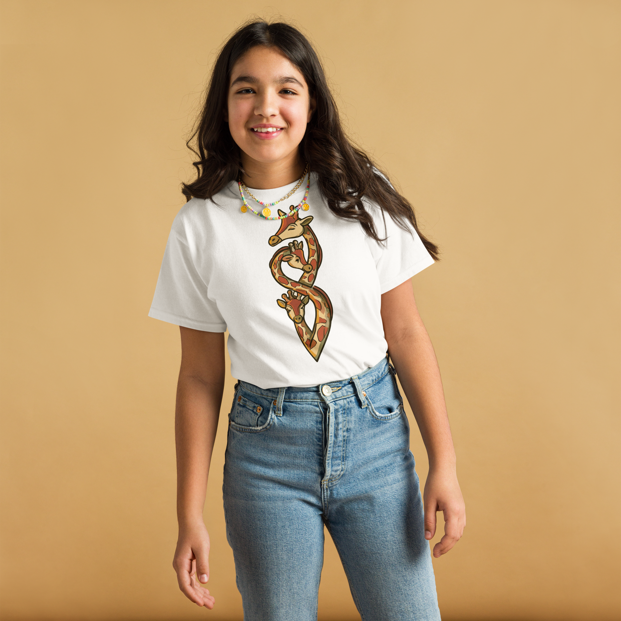 Youth classic - "Giraffe Hug" tee - Image 5