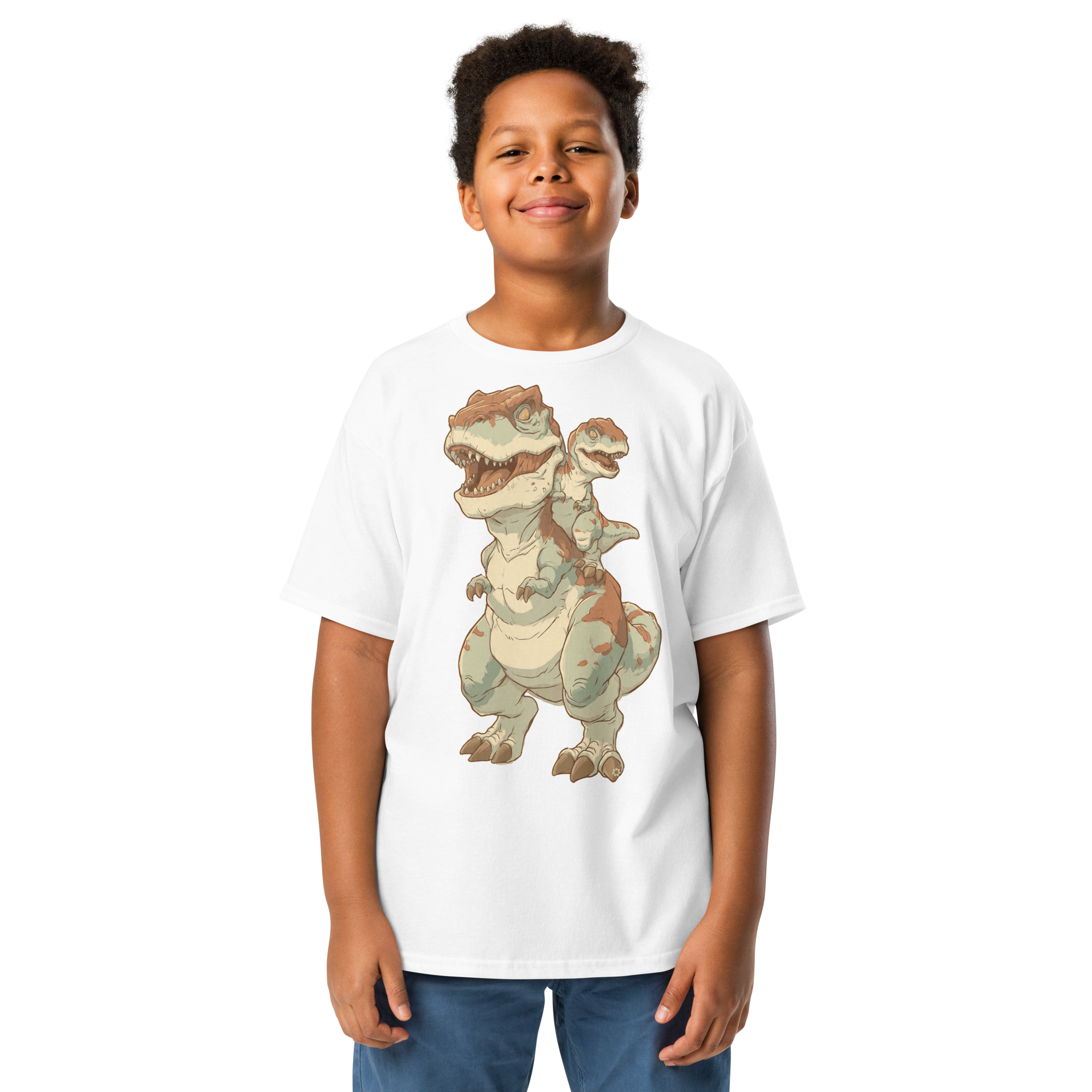 Youth classic - "T-Rex Tandem" tee - Image 2