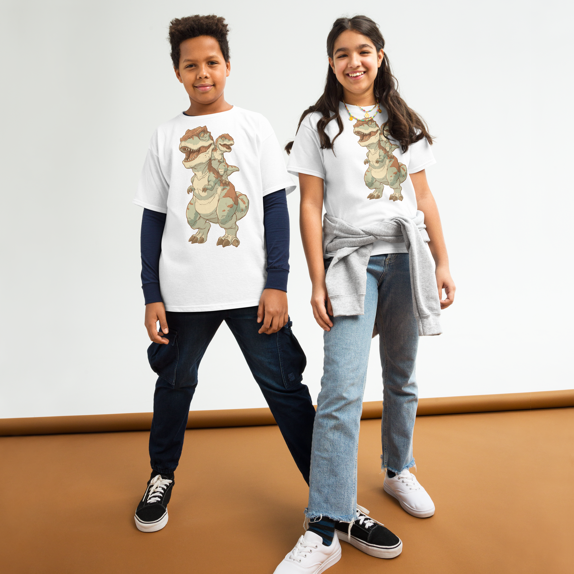Youth classic - "T-Rex Tandem" tee - Image 6